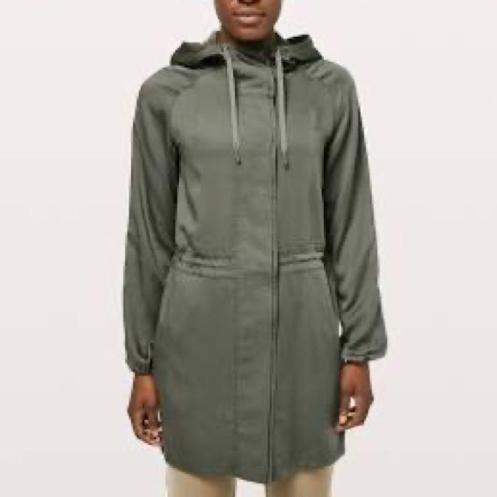Lululemon city stroll jacket olive 6